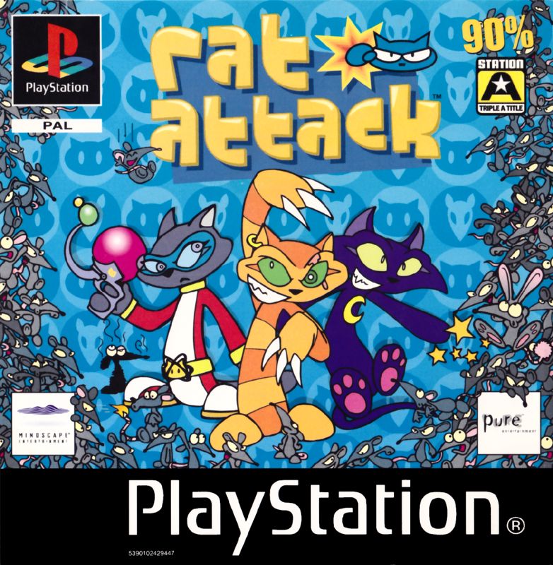 Rat Attack box art for Nintendo 64